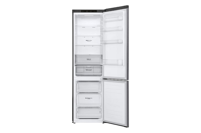 LG Kühl-Gefrierkombination | 384 Liter Nutzinhalt | Energieeffizienzklasse C | Dark Graphite | 203cm | Inverter-Linearkompressor | GBP62DSNCN, GBP62DSNCN